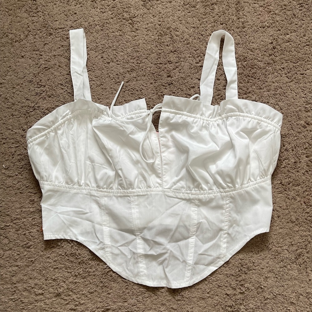 Milkmaid Corset Crop Top Missguided